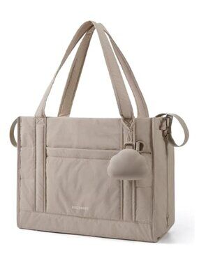 Puffer Diaper Bag Tote Lightweight Waterproof Crossbody with Changing Pad